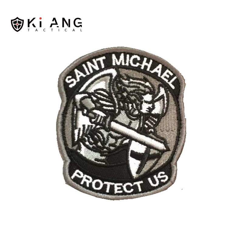 Ki Ang Military Outdoor Embroidery Badge Double Sided Velcro Patch Tactical Replacement for St Michael Applique