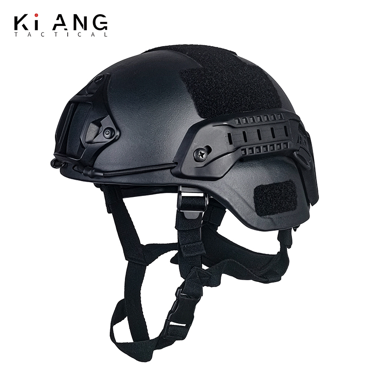 KIANG Wholesale Military Tactical Helmet Aramid PE Mich Black Bulletproof Helmet Supplier
