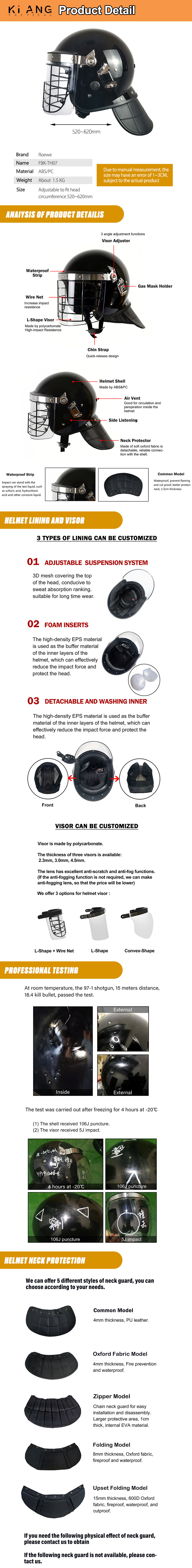 wholesale anti riot helmet Product Detail