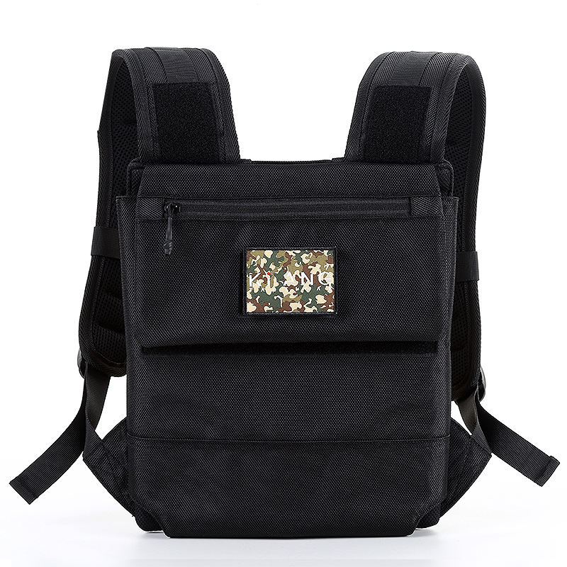 Ki Ang New Design 20KG Plate Carrier Backpack Outdoor Hiking Running Gym Bag Waterproof Reinforced Handle