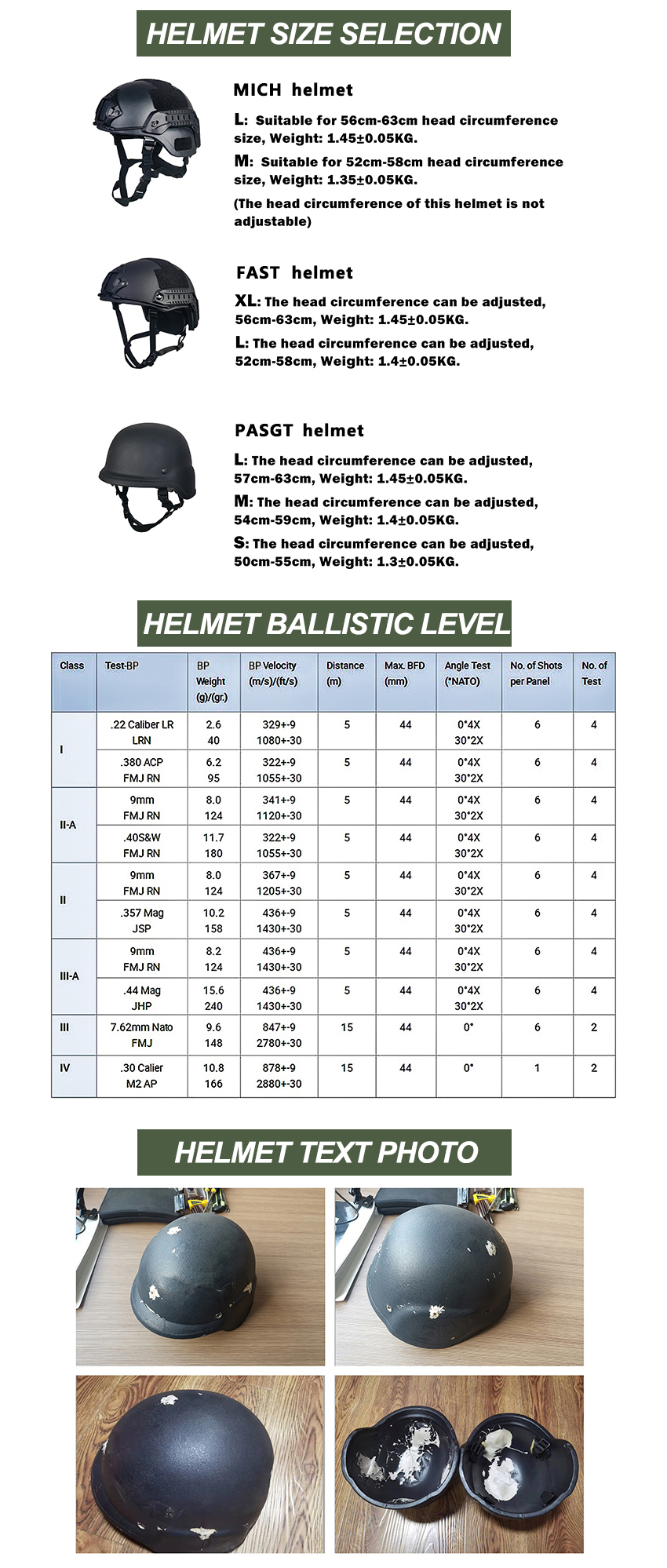 Wholesale Ballistic Helmet product detail-1