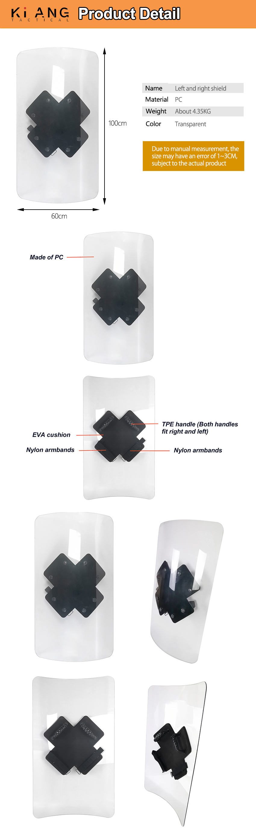 Wholesale Clear Riot Shield product detail