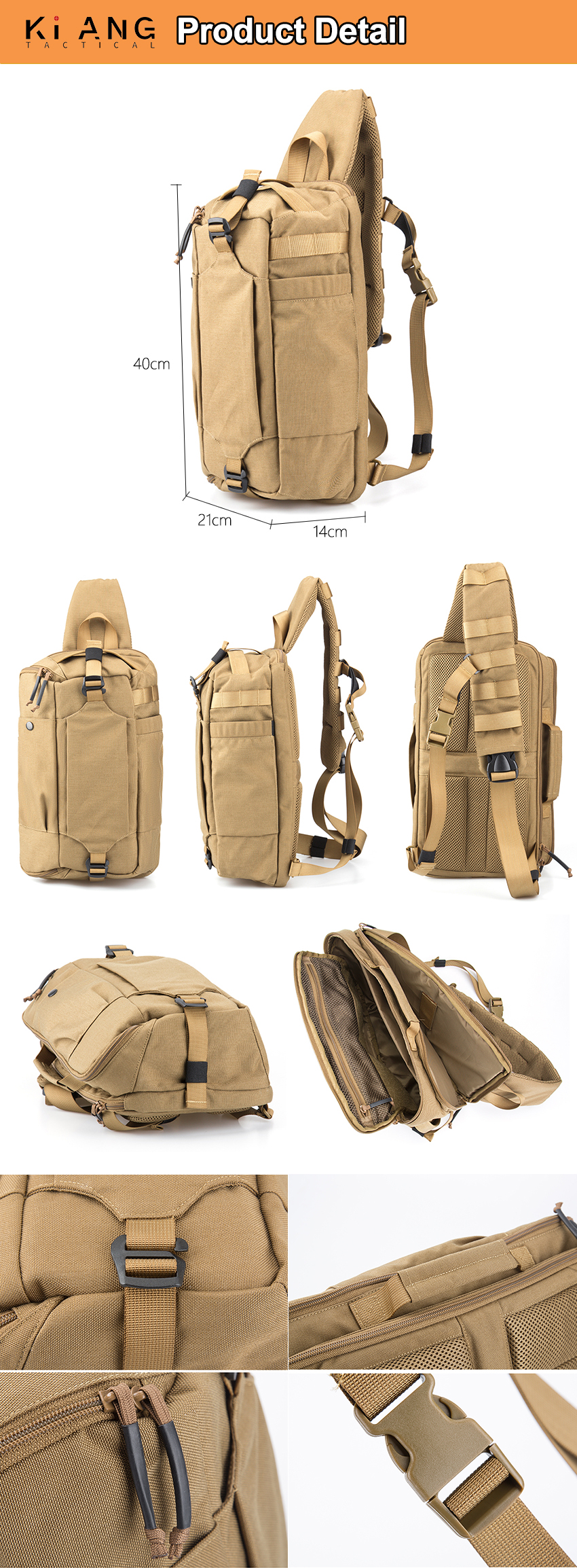 Wholesale Tactical Sling Bag Product Detail