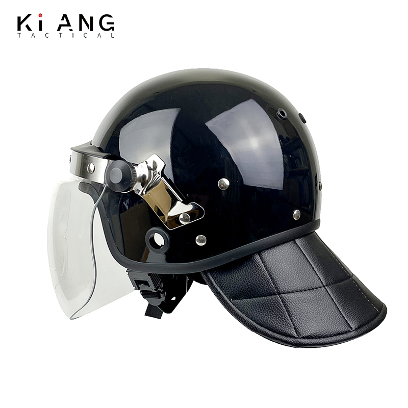 Military Supplies Equipment Police Anti Riot Helmet Supplier Visor Riot Police Helmet with ABS Material