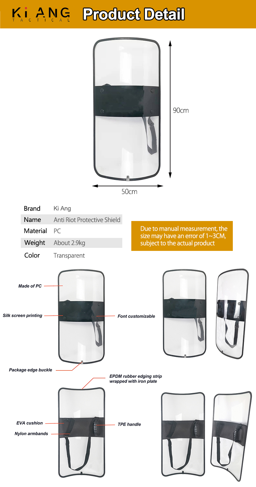 Wholesale Police Riot Shield product detail