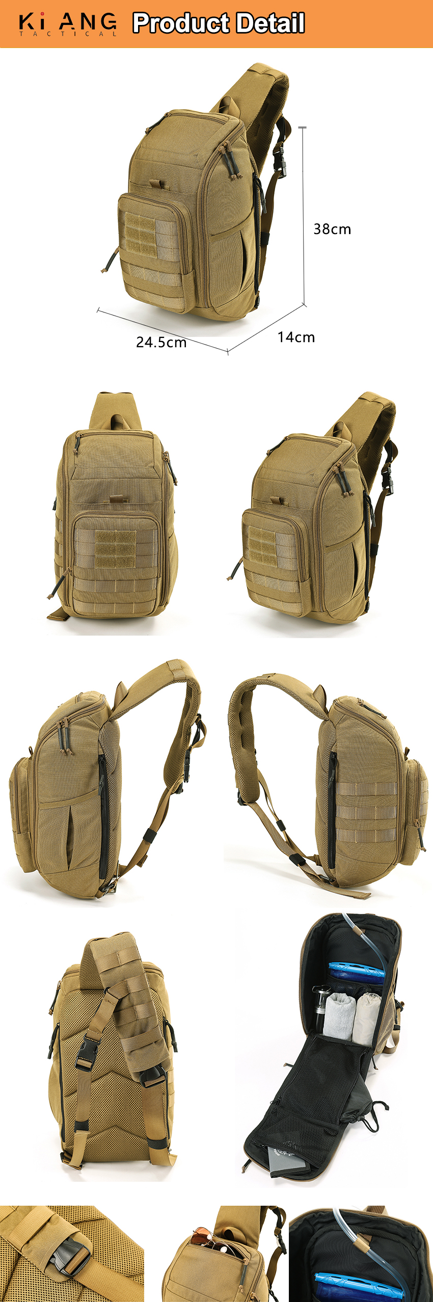 Wholesale Army Shoulder Bag Product Detail
