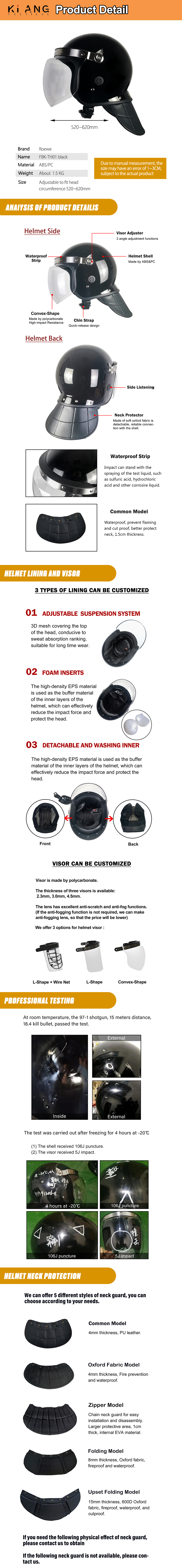 wholesale police anti riot helmet Product Detail