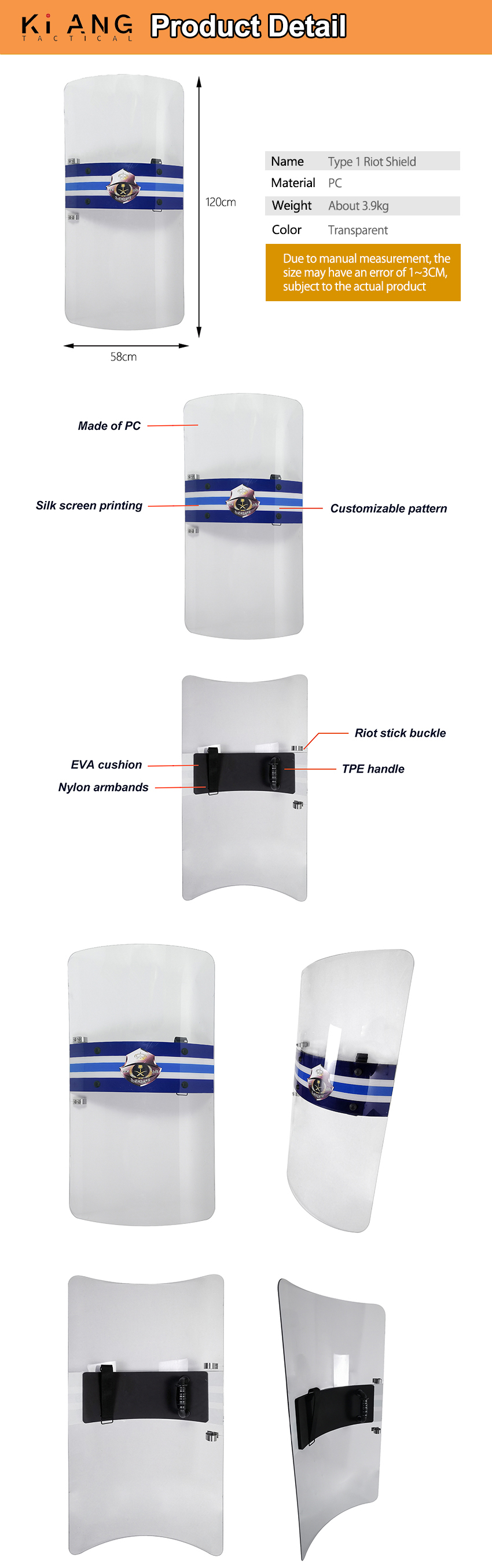 anti riot shield factory Product Detail
