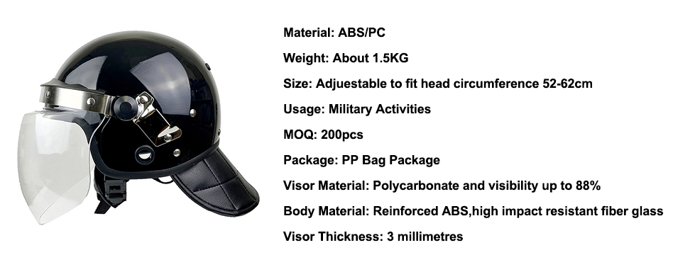 anti riot helmet factory