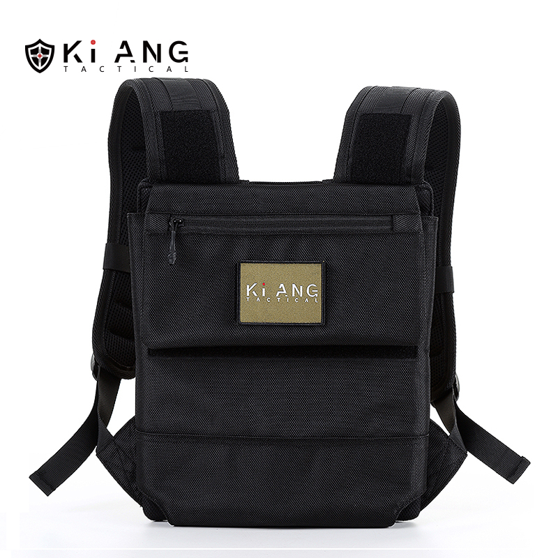 Ki Ang New Design 20KG Plate Carrier Backpack Outdoor Hiking Running Gym Bag Waterproof Reinforced Handle