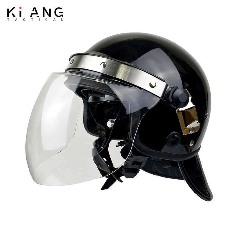 Military Supplies Equipment Police Anti Riot Helmet Supplier Visor Riot Police Helmet with ABS Material