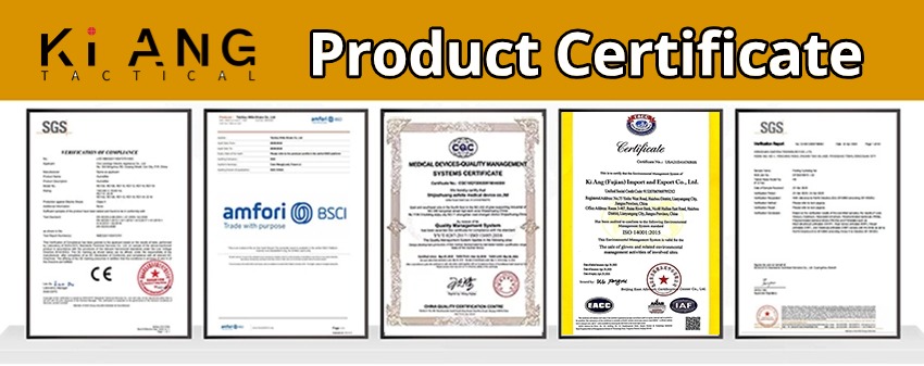 bulletproof vest manufacturer Product Certificate