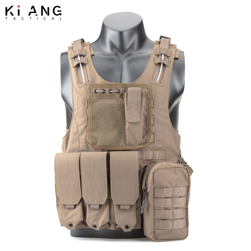 Custom Wholesale Ballistic Vest 500D Nylon Molle Tactical Vest Combat Vest Manufacturer