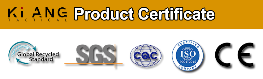 Wholesale Tactical Backpack certificate logo